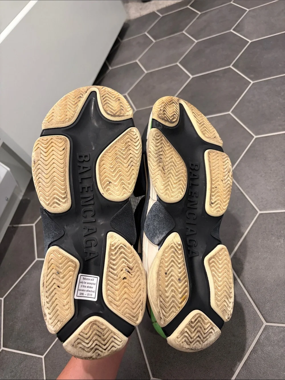 Balenciaga colorblock pattern